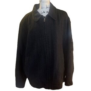 Men's Vintage 80% Wool Blend Columbia Sportswear Dark Gray XXL Coat